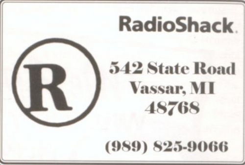 Radio Shack - Vassar Store 2